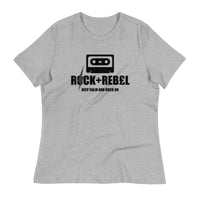 Load image into Gallery viewer, Rock+Reb£llion Cassette B-Side Women&#39;s Relaxed T-Shirt
