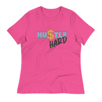 Load image into Gallery viewer, Hu$tle Hard Women&#39;s Relaxed T-Shirt
