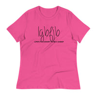 Load image into Gallery viewer, Let&#39;s Go B... F*JB Script Ngo Women&#39;s Relaxed T-Shirt
