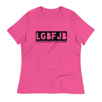 Load image into Gallery viewer, Let&#39;s Go B.... F*JB Blackout Ngo Women&#39;s Relaxed T-Shirt
