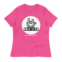 Load image into Gallery viewer, Rock Star Blanco Ngo Women&#39;s Relaxed T-Shirt
