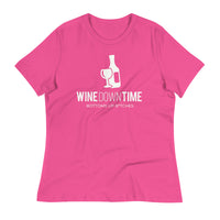 Load image into Gallery viewer, Wine Down Time Blanco Women&#39;s Relaxed T-Shirt
