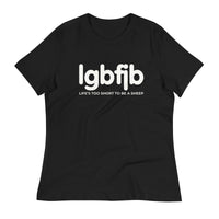 Load image into Gallery viewer, Let&#39;s Go B.... F*JB LC Blanco Women&#39;s Relaxed T-Shirt

