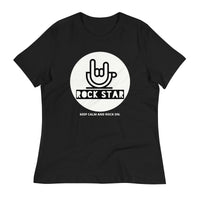 Load image into Gallery viewer, Rock Star Blanco Ngo Women&#39;s Relaxed T-Shirt
