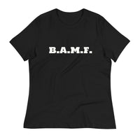 Load image into Gallery viewer, Bad A** M&#39;Fer Blanco Women&#39;s Relaxed T-Shirt
