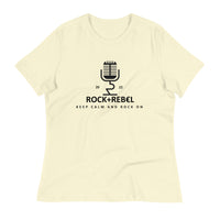 Load image into Gallery viewer, Rock+Reb£llion Retro Mic Ngo Women&#39;s Relaxed T-Shirt
