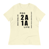 Load image into Gallery viewer, Pro 1A 2A Life, No Tread Zone Ngo Women&#39;s Relaxed T-Shirt
