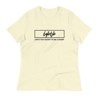 Load image into Gallery viewer, Let&#39;s Go B.... F*JB Box Script Ngo Women&#39;s Relaxed T-Shirt
