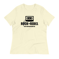 Load image into Gallery viewer, Rock+Reb£llion Cassette B-Side Women&#39;s Relaxed T-Shirt
