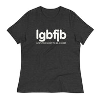 Load image into Gallery viewer, Let&#39;s Go B.... F*JB LC Blanco Women&#39;s Relaxed T-Shirt
