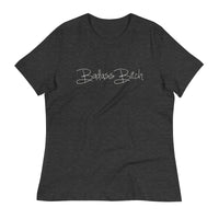 Load image into Gallery viewer, Bad*ss B*tch Script Blanco Women&#39;s Relaxed T-Shirt
