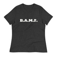 Load image into Gallery viewer, Bad A** M&#39;Fer Blanco Women&#39;s Relaxed T-Shirt
