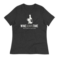 Load image into Gallery viewer, Wine Down Time Blanco Women&#39;s Relaxed T-Shirt
