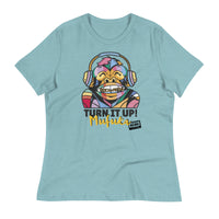 Load image into Gallery viewer, Rock+Reb£llion Turn It Up! Mufuka Women&#39;s Relaxed T-Shirt

