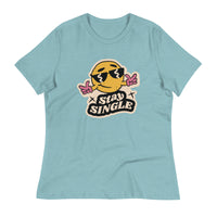 Load image into Gallery viewer, Stay Single Women&#39;s Relaxed T-Shirt
