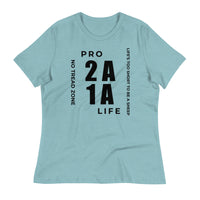 Load image into Gallery viewer, Pro 1A 2A Life, No Tread Zone Ngo Women&#39;s Relaxed T-Shirt
