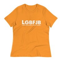 Load image into Gallery viewer, Let&#39;s Go B.... F*JB ALOT Blanco Women&#39;s Relaxed T-Shirt
