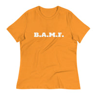 Load image into Gallery viewer, Bad A** M&#39;Fer Blanco Women&#39;s Relaxed T-Shirt
