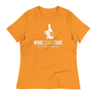 Load image into Gallery viewer, Wine Down Time Blanco Women&#39;s Relaxed T-Shirt
