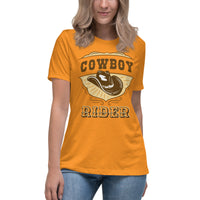 Load image into Gallery viewer, Cowboy Rider Women&#39;s Relaxed T-Shirt
