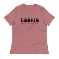 Load image into Gallery viewer, Let&#39;s Go B.... F*JB ALOT Ngo Women&#39;s Relaxed T-Shirt
