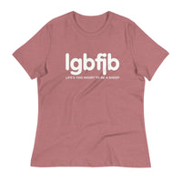 Load image into Gallery viewer, Let&#39;s Go B.... F*JB LC Blanco Women&#39;s Relaxed T-Shirt
