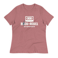 Load image into Gallery viewer, Rock+Reb£llion Cassette A-Side Women&#39;s Relaxed T-Shirt
