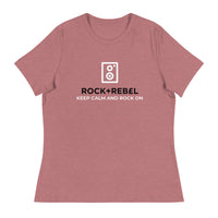 Load image into Gallery viewer, Rock+Reb£llion Speaker Box W Women&#39;s Relaxed T-Shirt

