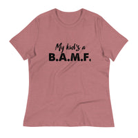 Load image into Gallery viewer, My Kid&#39;s A Bad A** M&#39;Fer Ngo Women&#39;s Relaxed T-Shirt
