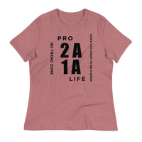 Load image into Gallery viewer, Pro 1A 2A Life, No Tread Zone Ngo Women&#39;s Relaxed T-Shirt
