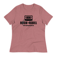Load image into Gallery viewer, Rock+Reb£llion Cassette B-Side Women&#39;s Relaxed T-Shirt
