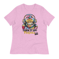 Load image into Gallery viewer, Rock+Reb£llion Turn It Up! Mufuka Women&#39;s Relaxed T-Shirt
