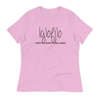 Load image into Gallery viewer, Let&#39;s Go B... F*JB Script Ngo Women&#39;s Relaxed T-Shirt
