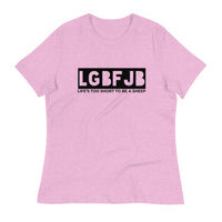 Load image into Gallery viewer, Let&#39;s Go B.... F*JB Blackout Ngo Women&#39;s Relaxed T-Shirt
