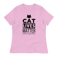 Load image into Gallery viewer, Cat Lives Matter Ngo Women&#39;s Relaxed T-Shirt
