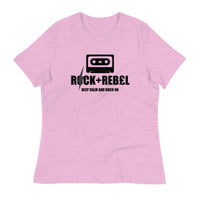Load image into Gallery viewer, Rock+Reb£llion Cassette B-Side Women&#39;s Relaxed T-Shirt
