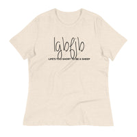 Load image into Gallery viewer, Let&#39;s Go B... F*JB Script Ngo Women&#39;s Relaxed T-Shirt
