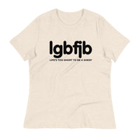 Load image into Gallery viewer, Let&#39;s Go B.... F*JB LC Ngo Women&#39;s Relaxed T-Shirt
