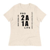 Load image into Gallery viewer, Pro 1A 2A Life, No Tread Zone Ngo Women&#39;s Relaxed T-Shirt
