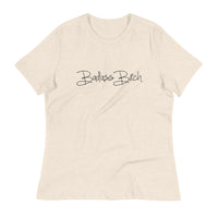 Load image into Gallery viewer, Bad*ss B*tch Script Ngo Women&#39;s Relaxed T-Shirt
