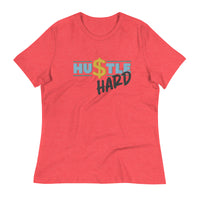 Load image into Gallery viewer, Hu$tle Hard Women&#39;s Relaxed T-Shirt
