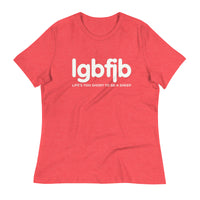 Load image into Gallery viewer, Let&#39;s Go B.... F*JB LC Blanco Women&#39;s Relaxed T-Shirt
