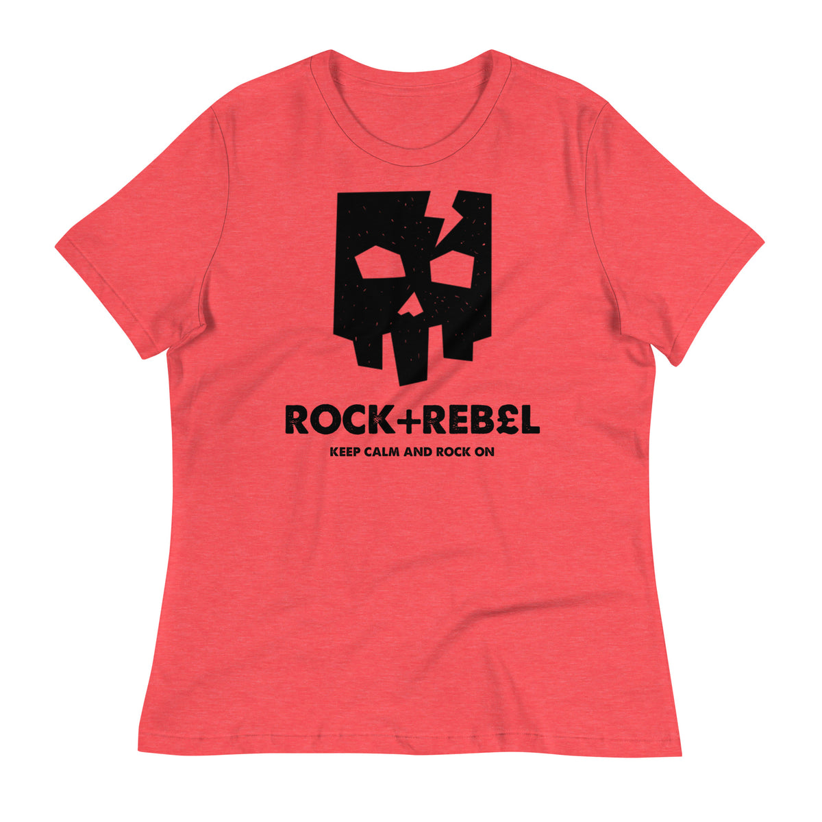 Rock+Reb£llion Cracked Mask Ngo Women's Relaxed T-Shirt