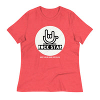 Load image into Gallery viewer, Rock Star Blanco Ngo Women&#39;s Relaxed T-Shirt
