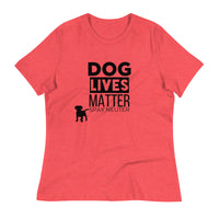 Load image into Gallery viewer, Dog Lives Matter Women&#39;s Relaxed T-Shirt

