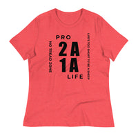 Load image into Gallery viewer, Pro 1A 2A Life, No Tread Zone Ngo Women&#39;s Relaxed T-Shirt
