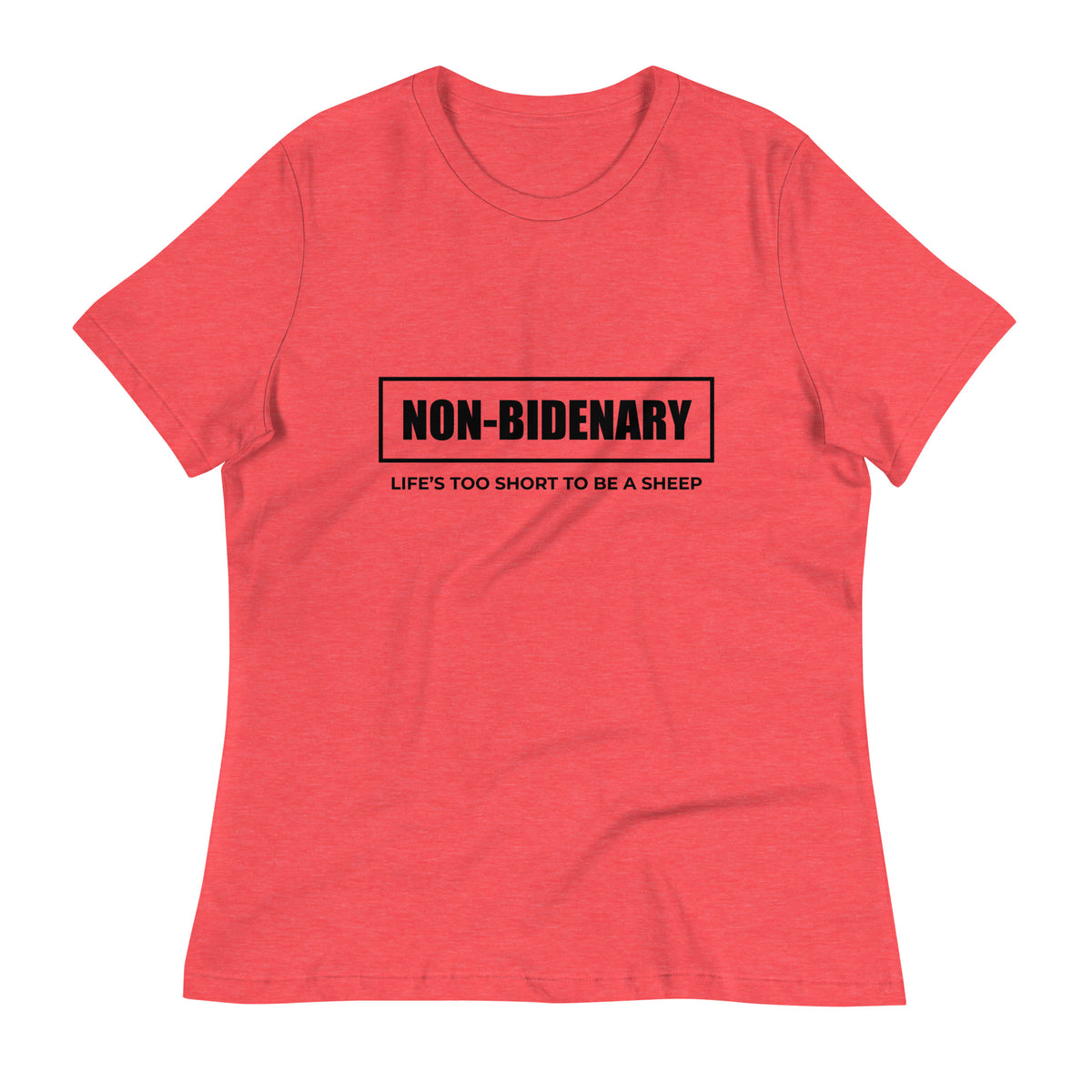 Non-Bidenary Ngo Women's Relaxed T-Shirt