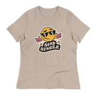 Load image into Gallery viewer, Stay Single Women&#39;s Relaxed T-Shirt
