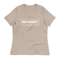 Load image into Gallery viewer, Non-Bidenary Blanco Women&#39;s Relaxed T-Shirt
