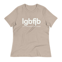 Load image into Gallery viewer, Let&#39;s Go B.... F*JB LC Blanco Women&#39;s Relaxed T-Shirt
